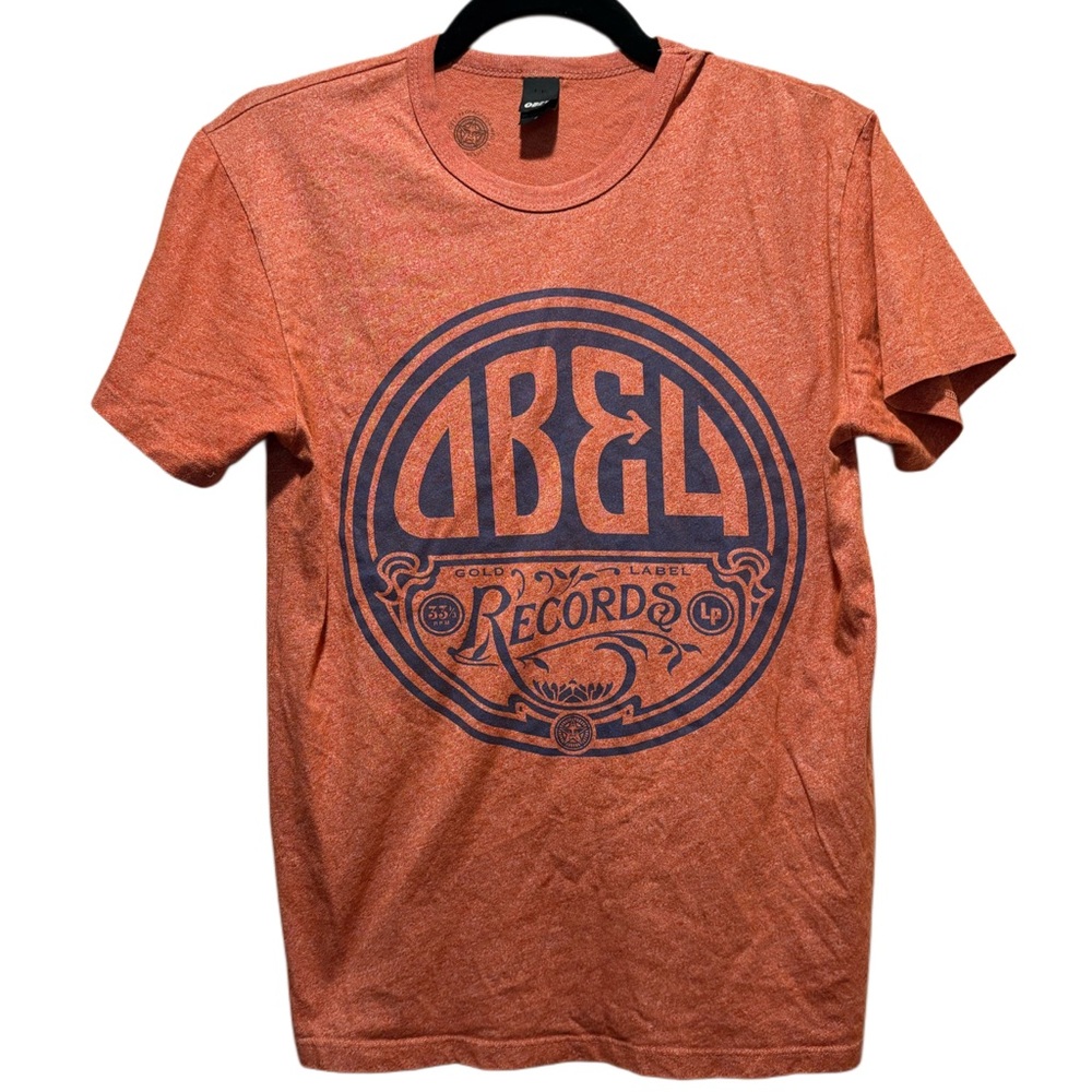 Obey Orange Graphic T-Shirt Size S